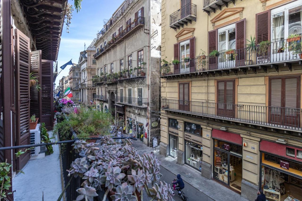 לינה וארוחת בוקר פלרמו Palazzo Ragusi - Locazioni Turistiche מראה חיצוני תמונה